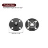Unique Bargains Alloy Invisible Durable High Hardness Buckle Fasteners Press Studs Buttons 5 Pcs - 2 of 4