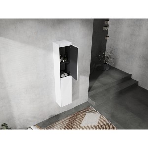 Sapphtopaz Bathroom Cabinet with Float Mounting Design,Bathroom Storage Cabinet with Soft Close Doors,Over The Toilet Storage Cabinet - 1 of 4