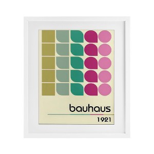 Stupell Industries Bauhaus Midcentury Modern Framed Print Under Glass - 1 of 4