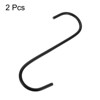 Unique Bargains High Manganese Steel Extra Long S-shaped Hooks and Hangers 2 Pcs - 3 of 4