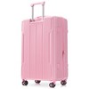 Cesicia Hardshell Luggage, Lightweight Durable ABS Suitcases with Double Wheels, Expandable 28-inch Checked Luggage - 3 of 4