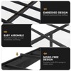 KTMBDW Upholstered Platform Bed Frame, Mattress Foundation, Metal Slat Support, No Box Spring Needed, Easy Assembly - 4 of 4