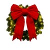 Novelty Lights 8" Red 3D Christmas Bow - 4 of 4