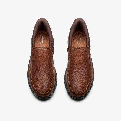 Clarks Mens Craftwell Step Brown Tumbled Shoes 9 Wide — фото 6