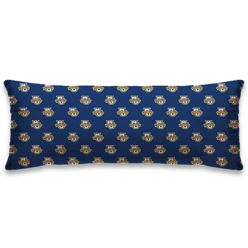 Ncaa Marquette Golden Eagles Microfiber Repeat Logo Body Pillow