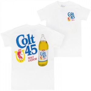 Mens Colt 45 Malt Liquor Front and Back Print T-Shirt - 1 of 4