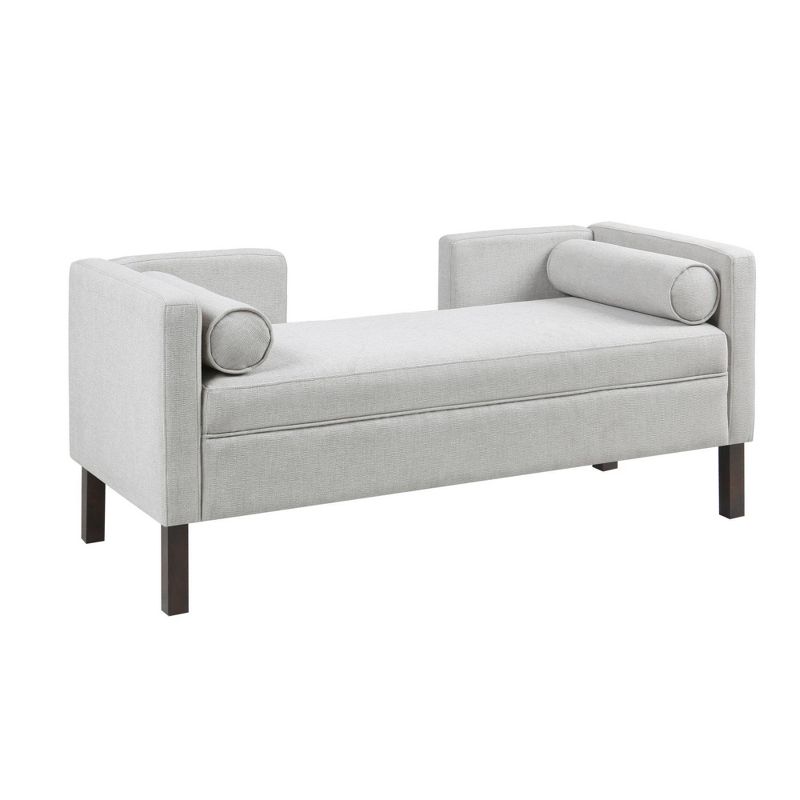 Blakely Upholstered Accent Bench Gray - Madison Park, 3 of 12