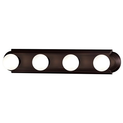 Maxim Lighting Essentials - 712x 4 - Light Vanity in  Oil Rubbed Bronze