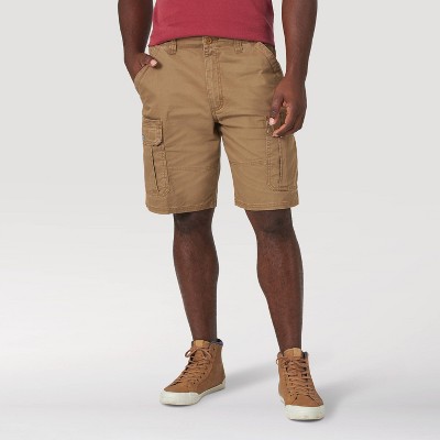 wrangler khaki cargo shorts