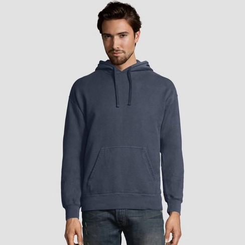 Hanes Men's Comfort Wash Fleece Pullover Hooded Sweatshirt - Slate S