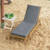 YEERSWAG 72" x 21" Recliner Cushion Non Slip Waterproof Anti-fading Chair Cushion with Ties - 2 of 4