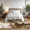 Washable Area Rugs for Living Room, Modern Abstract Rug Ultra Soft Non Slip Low Pile Rug, Bedroom Dining Room Kitchen Decor - 2 of 4