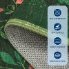 coucheta Multi-size Washable Retro Floral Area Rug for Living Room, Soft Non Slip Vintage Low Pile Stain Resistant Carpet, for Bedrom, Dining Room - 3 of 4