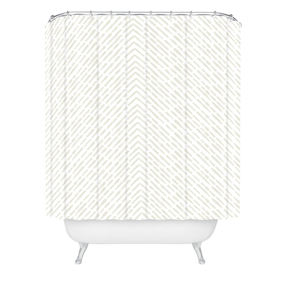 Photos - Shower Curtain Iveta Abolina Roux Cream  Beige - Deny Designs