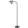 Cal Lighting 60 Watt Morley Metal Floor Lamp with Dome Shade - 3 of 4