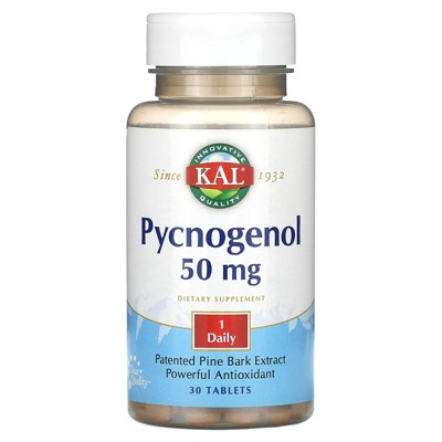 KAL Pycnogenol, 50 mg, 30 Tablets
