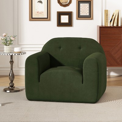 Christopher Knight Home Zuridia Modern Cozy Tufted Upholstered Club Chair