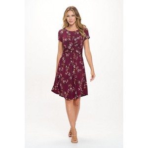 WEST K Women's Adele Short Sleeve Crossover Front Mini Dress - 1 of 4