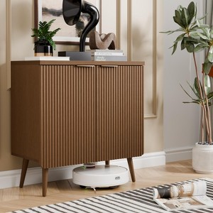 Sevobal Decorative Storage Cabinets, Self-Serve Lockers Recessed Cabinets In Kitchen and Dining Room Entrance Cabinets, Brown 29.5*13.8 *29.9 - 1 of 4
