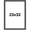 PosterPalooza | Photo Size Refined Black Picture Frame - UV Acrylic, Foam Board Backing, Hanging Hardware - 2 of 4