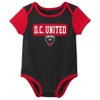 MLS D.C. United Infant Boys' 3pk Bodysuit - 4 of 4
