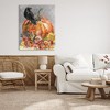 Stupell Industries Autumn Crow Pumpkin Botanicals Canvas Wall Art - 2 of 4