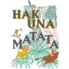 Girl's Lion King Hakuna Matata Colorful Oasis T-Shirt - image 2 of 4