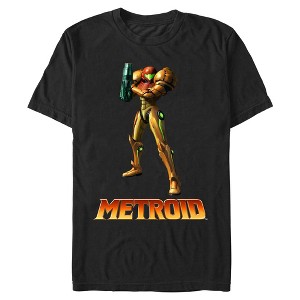 Mens Nintendo Prime Samus Aran Full Shot T Shirt - 1 of 4