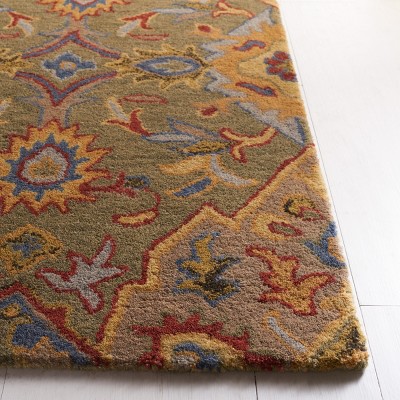 Lush Greenery Hand-Tufted Wool 4' x 6' Rectangular Area Rug