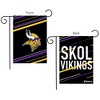 Briarwood Lane Minnesota Vikings Slogan Garden Flag NFL Licensed - 3 of 3