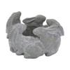 VisioGear 6.5" Tall Bunny Planter, Modern Design for Indoor and Outdoor Spaces, Gray, 10"*8"*6.5" - 3 of 4