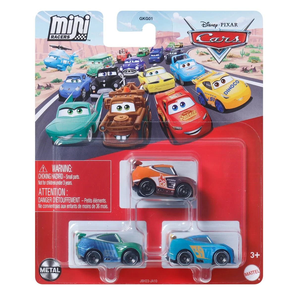 Disney Pixar Cars Mini Racers 3-Pack - Rotor | Die-Cast Metal Vehicles - thumbnail 3