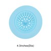 Unique Bargains Kitchen Drain Strainer Round PP TPR 1 Pc - 3 of 4