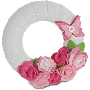 Pavilion Gift Company - Pretty in Pink - 6" Wreath - Wreaths - 1 of 4