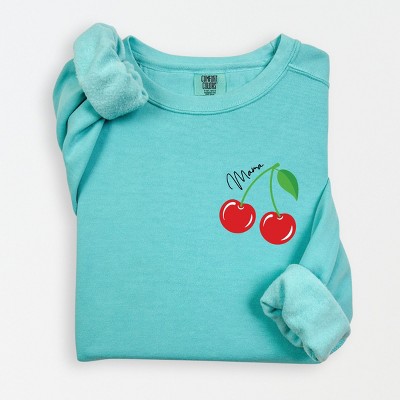 Simply Sage Market Mama Cherries  Lightweight Garment Dyed Sweatshirt