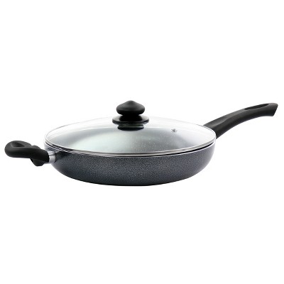 Oster Pallermo 3.5 Quart Aluminum Nonstick Saute Pan In Charcoal With ...