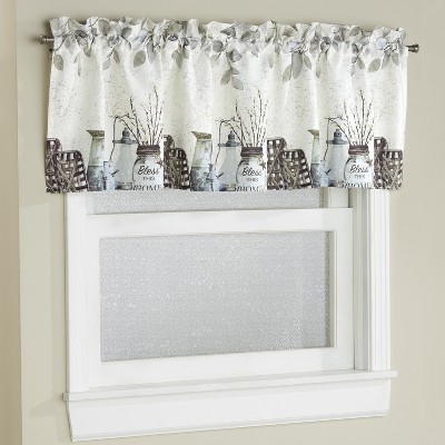 Lakeside Country Home Icons Hanging 60"W x 18"L Window Curtain Valance