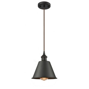Smithfield - 1 Light Cord Hung Mini Pendant In Industrial Style-7.5 Inches Tall and 7 Inches Wide - 1 of 1
