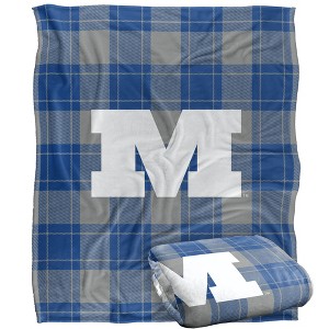Millikin University Campus Plaid Spirit Silky Touch Super Soft Throw Blanket 50x60 - 1 of 4