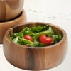Frieling Acacia Wood Calabash Bowl, Small 2.5-Inch x 7-Inch Diameter - 3 of 4