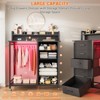 Aheaplus Dresser with 5 Fabric Drawers, Closet Storage - 3 of 4
