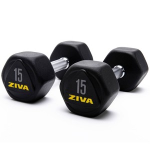 ZIVA RPU Hexagon Dumbbell 2pc - 1 of 4