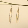 SOHI Women's Sleek Drop Earrings - 2 of 3