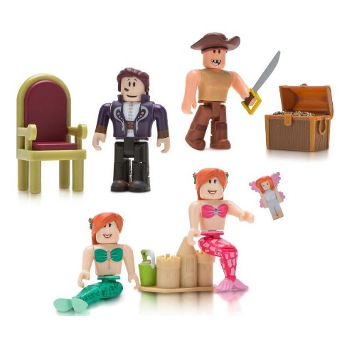 Roblox Celebrity Neverland Lagoon Four Figure Pack Target - details about roblox celebrity the plaza game pack action figure jetskiers