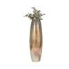 Decorative Floor Vase Boho Glam Design Glass and Iron Tall Modern Accent for Home Office Living Room Bedroom Shelf Display - 3 of 4