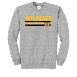 Adult Edinburg High School Wildcats Name & Graphic Classic Fleece