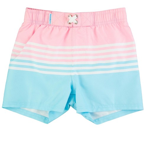 RuggedButts Boys UPF50 Swim Trunks Beach Bound 10