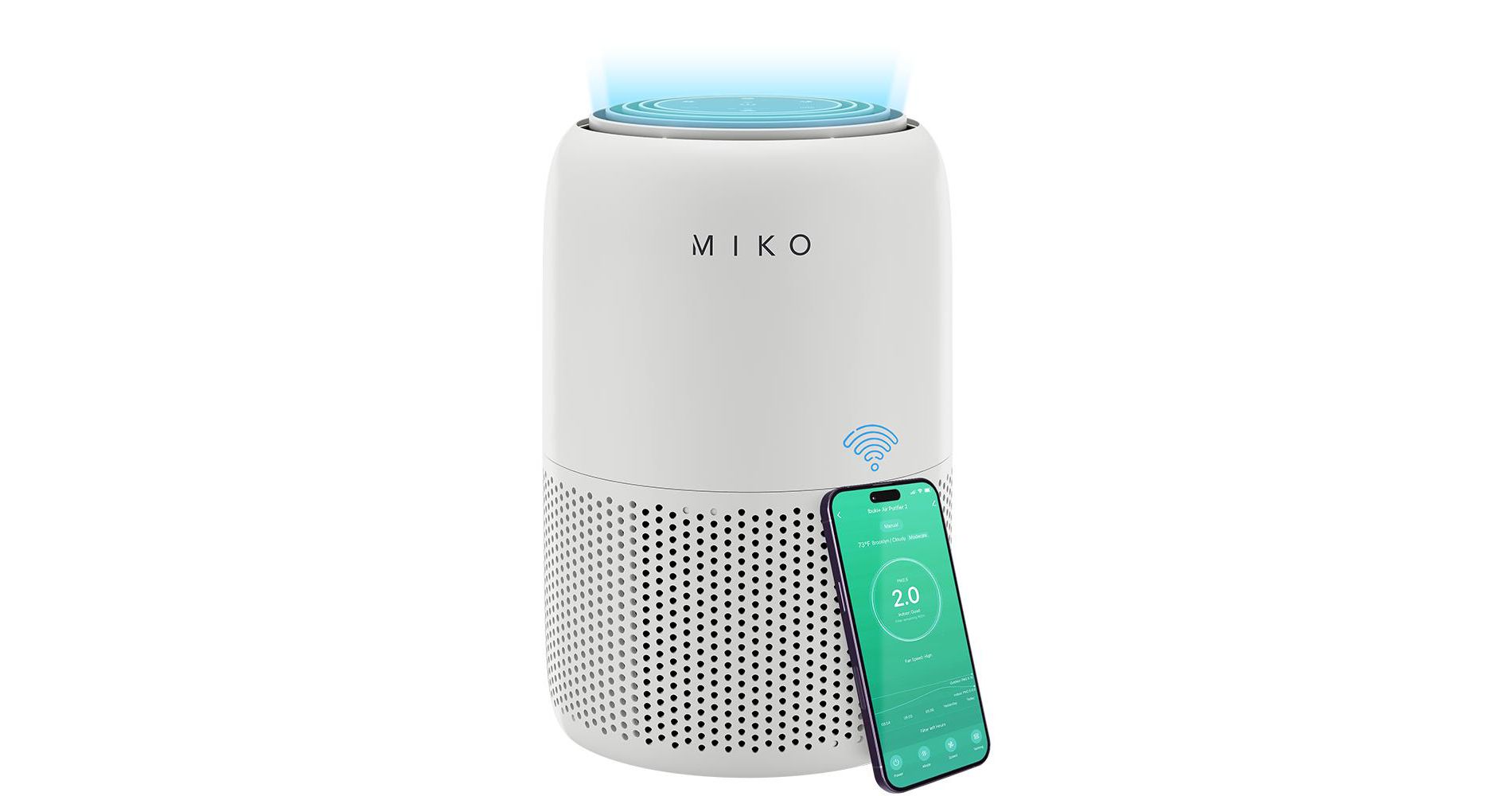 Miko Hepa Smart Air Purifier Up To 770 Sqft - App Controlled