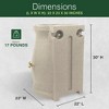 Good Ideas Rain Wizard 50 Gallon Rain Saver Barrel Water Storage Urn with Planter Space and 2 Brass Spigots, Sandstone (4 Pack) - 3 of 4