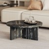 NicBex Modern 31.4" Round Coffee Table with Solid Frame for Living Room and Office - 2 of 4